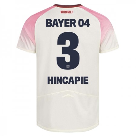 Camisola Bayer 04 Leverkusen Piero Hincapie 3 2º Equipamento 2025-26 Manga Curta
